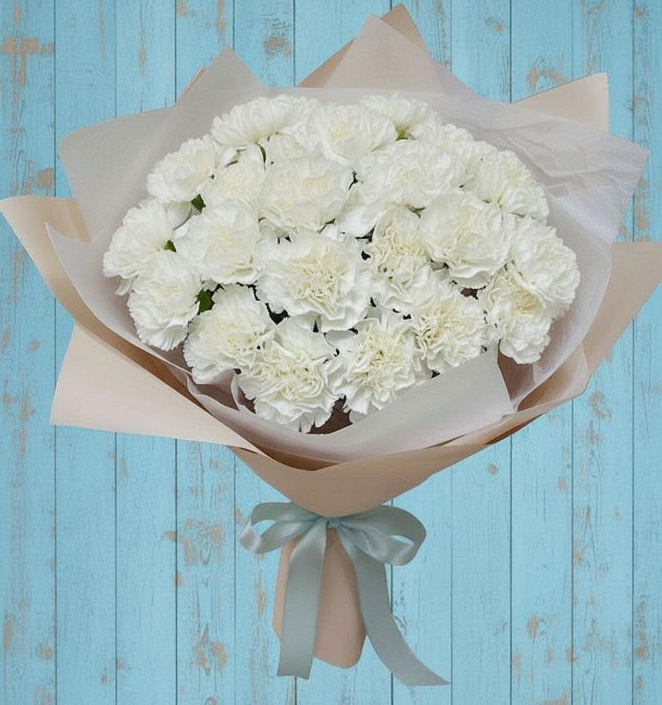 Букет цветов из: Гвоздики в Дубне