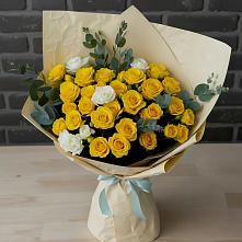 Букет цветов из:  Розы в Дубне