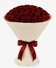 Букет 101 Бордовая роза Блэк Бакарра в Дубне