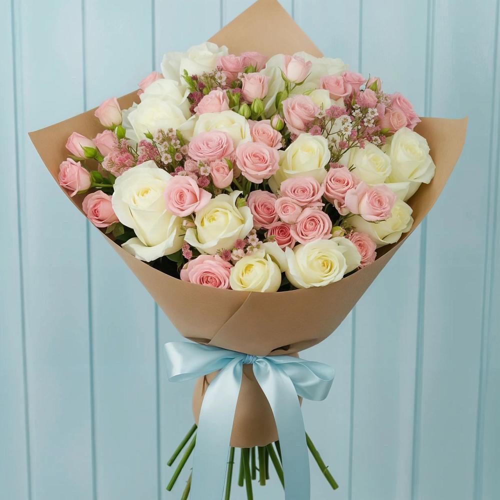 Букет цветов из: Розы в Дубне