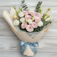 Букет цветов из:  Лизиантусы #REPLACE_PRED# Дубне