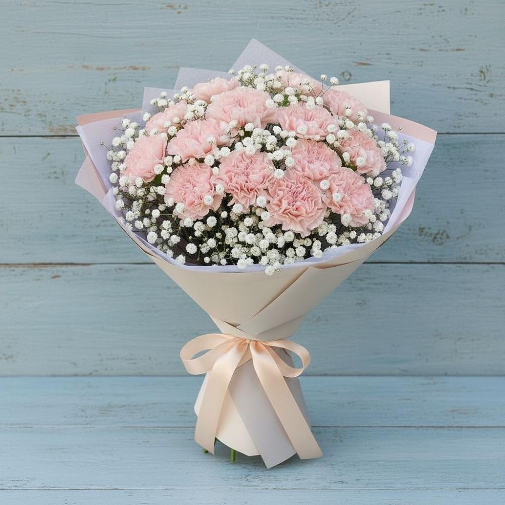 Букет цветов из: Гвоздики в Дубне