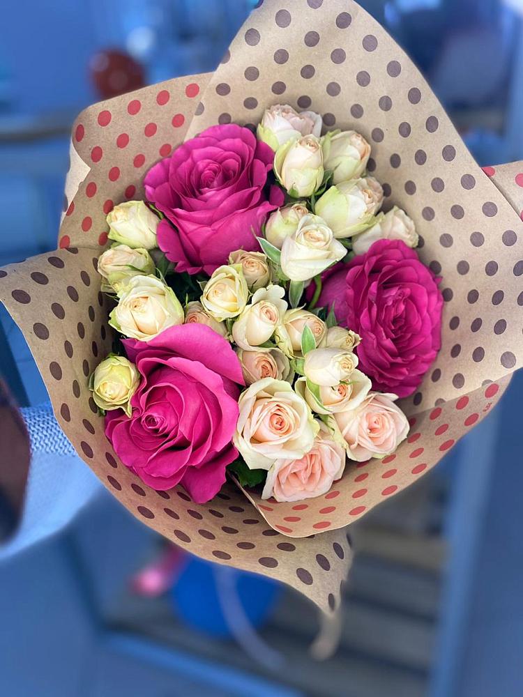 Букет цветов из: Розы в Дубне