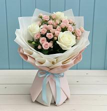 Букет цветов из:  Розы в Дубне
