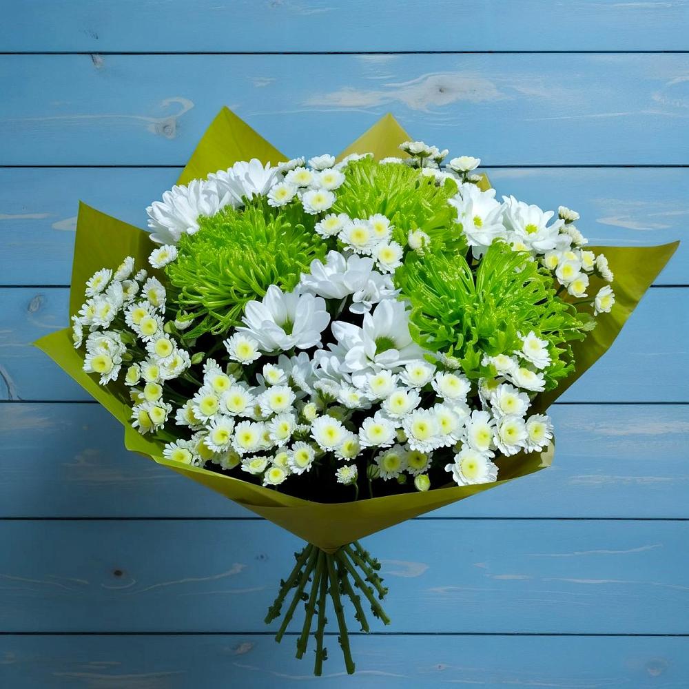 Букет цветов из: Хризантемы в Дубне