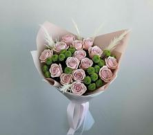 Букет цветов из:  Розы и Хризантемы в Дубне