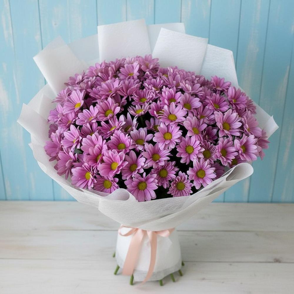 Букет цветов из: Хризантемы в Дубне