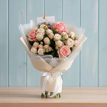 Букет цветов из:  Розы в Дубне